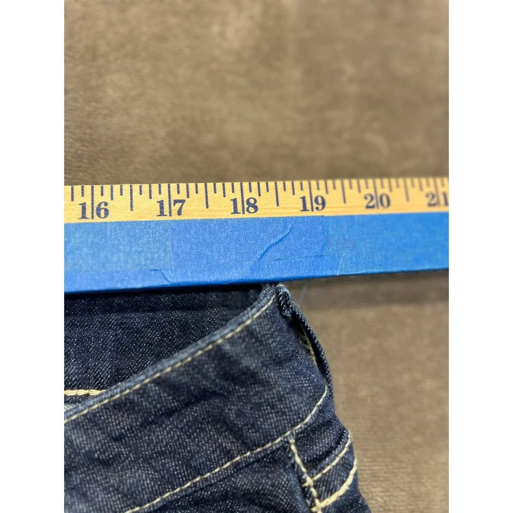Levis Mid Rise Skinny Jeans Womens 18W Indigo Blue Denim Stretch 1233‎